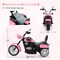 6V Chopper Style Motorcycle with Bright Headlight and Cheering Music Perfect Gift to Kids